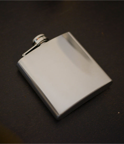 6oz Shiny Hipflask In Gift Box