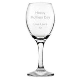 Personalised wine glass